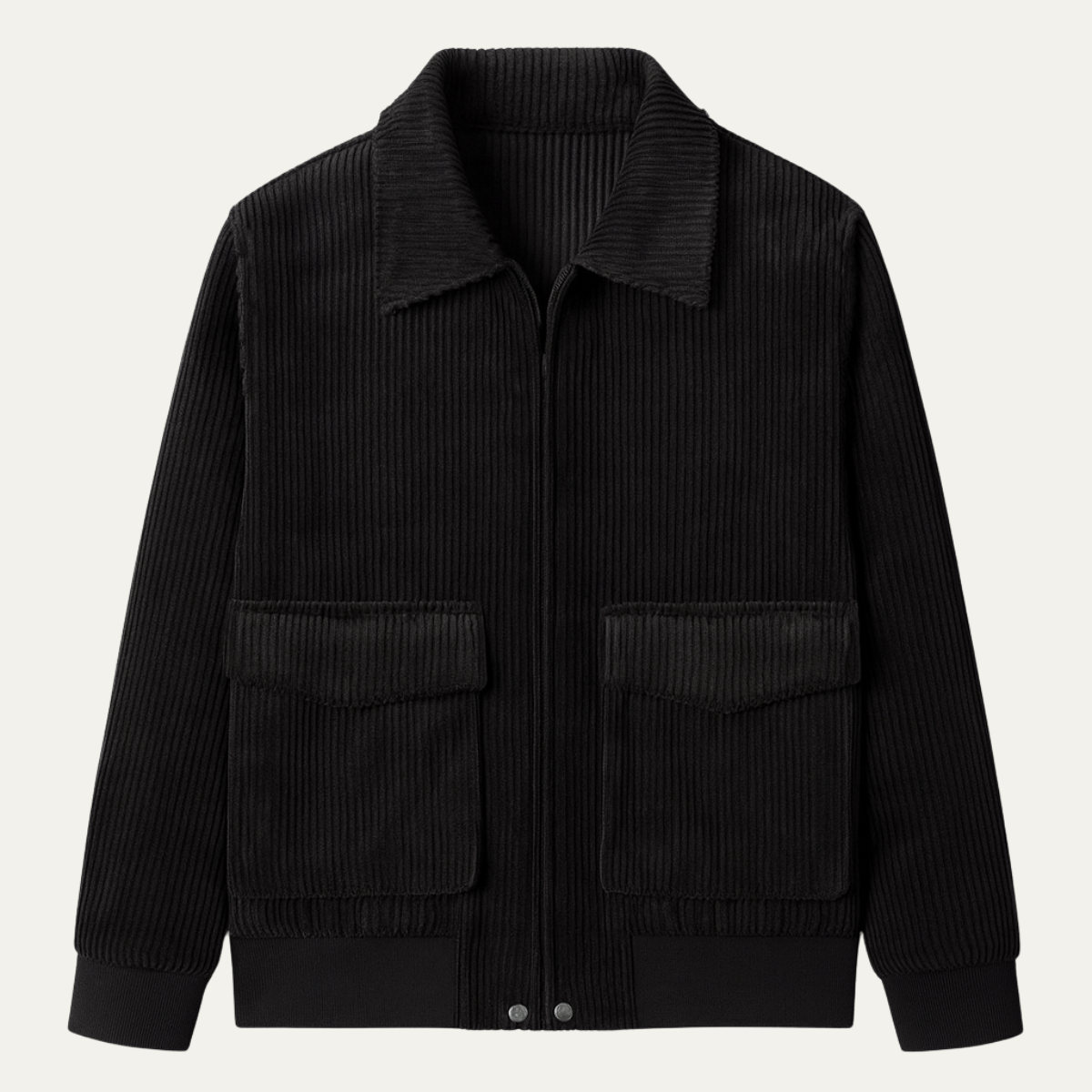 Men's Corduroy Utility Jacket With Pocket - Vonnera