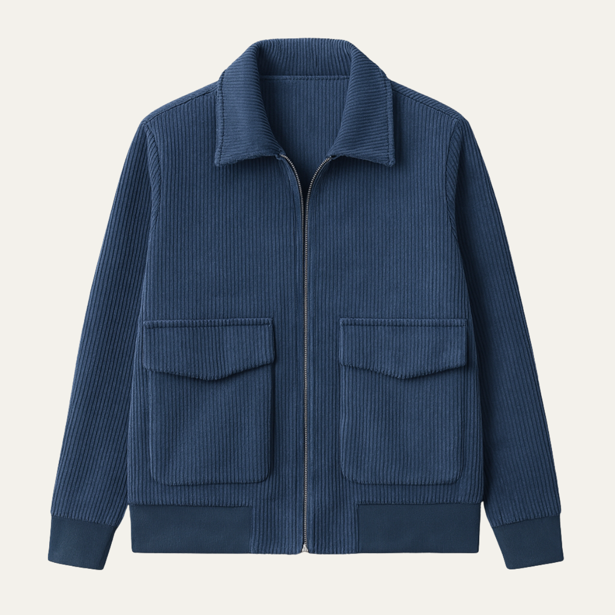 Men's Corduroy Utility Jacket With Pocket