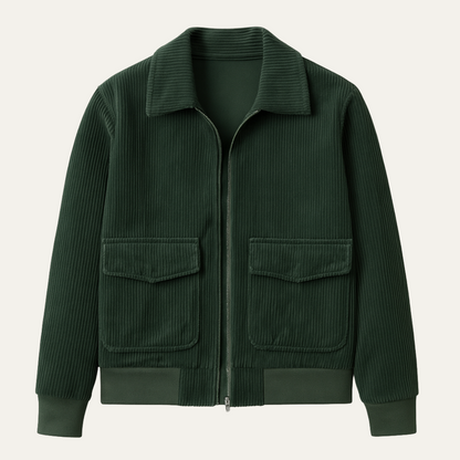 Men's Corduroy Utility Jacket With Pocket