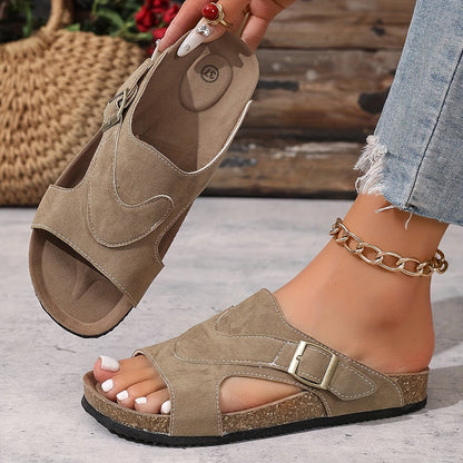 Women's Flat Sandals Leather Calliope