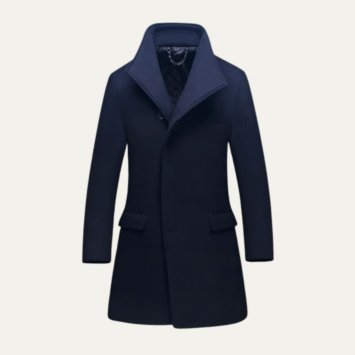 Men's Single Breasted Wool Winter Jacket - Vonnera
