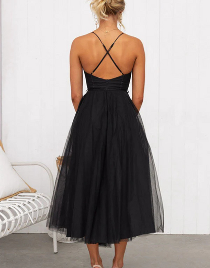 Women's Sleeveless V-Neck Maxi Dress Lightweight