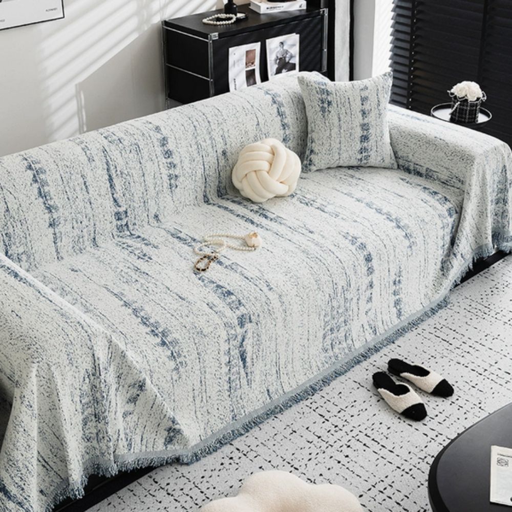 Elegant Sofa Cover Almond Crest Comfortable Living Room Furniture