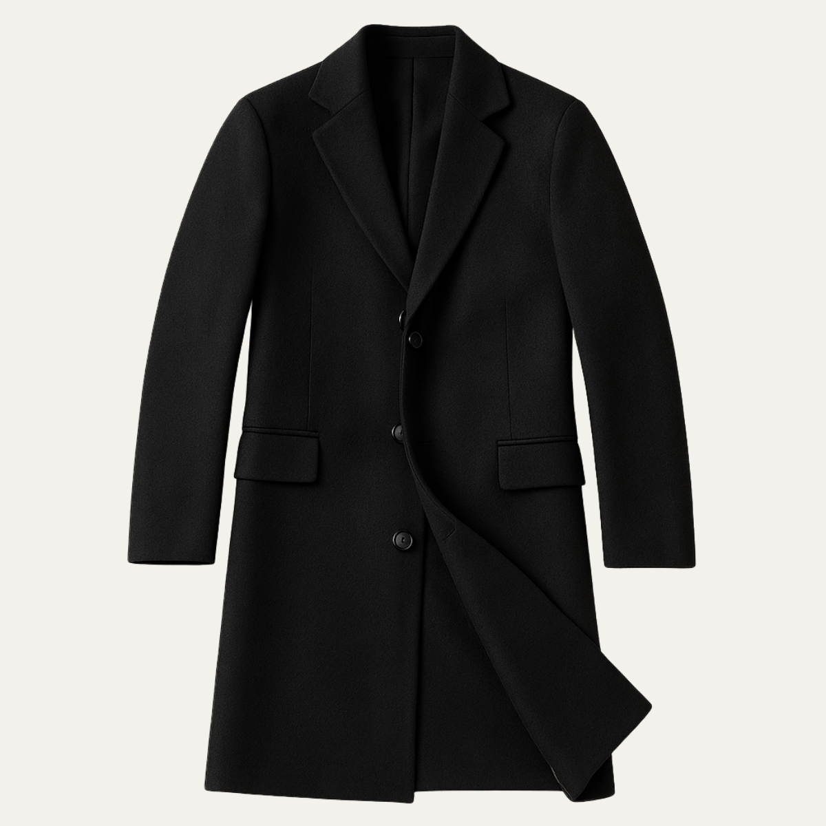 Men's Tailored Overcoat Smart Wool The Eastgate - Vonnera