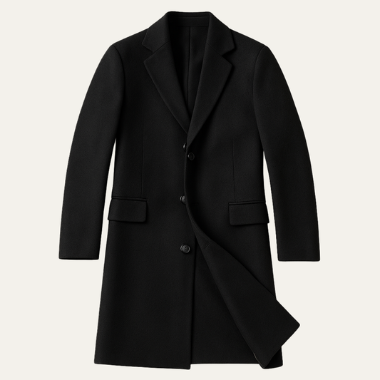 Men's Tailored Overcoat Smart Wool The Eastgate - Vonnera