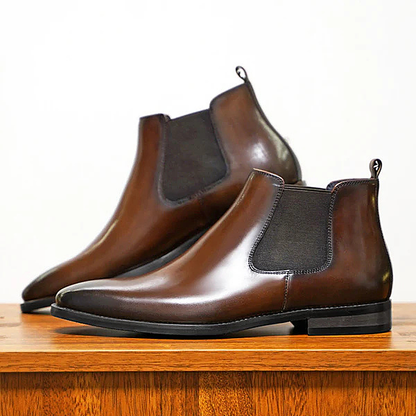 Hawthorne Men's Leather Ankle Boots Black