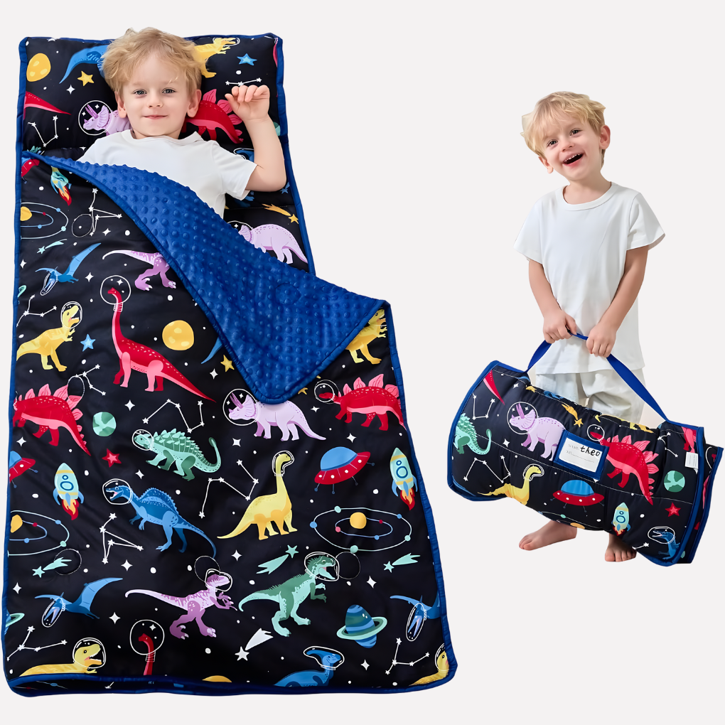 Toddler Sleep Mat With Pillow And Blanket