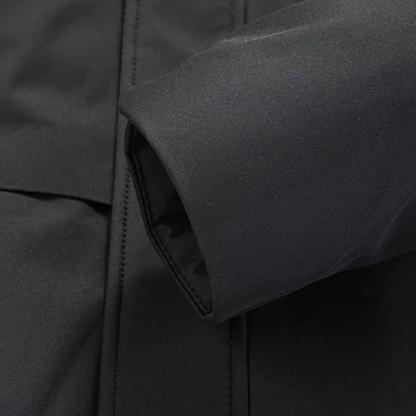 Men's Waterproof Parka Thickened Warm Hooded Coat