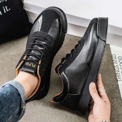 Men's Leather Casual Lace Up Shoes