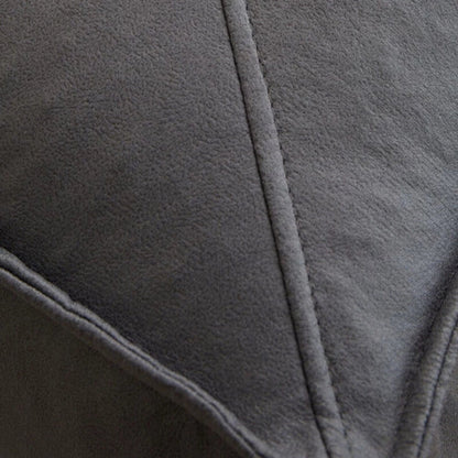 Japanese Style Leather Cushion Minimalist Nappa Brown