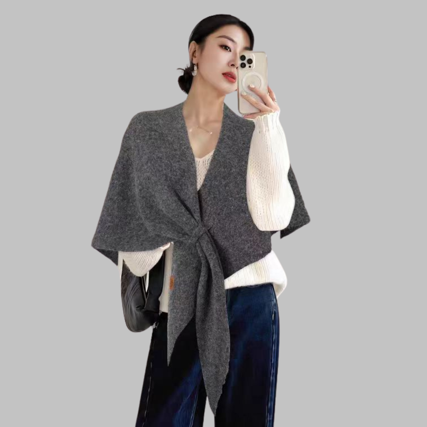 Soft Triangle Shawl Comfortable Lightweight