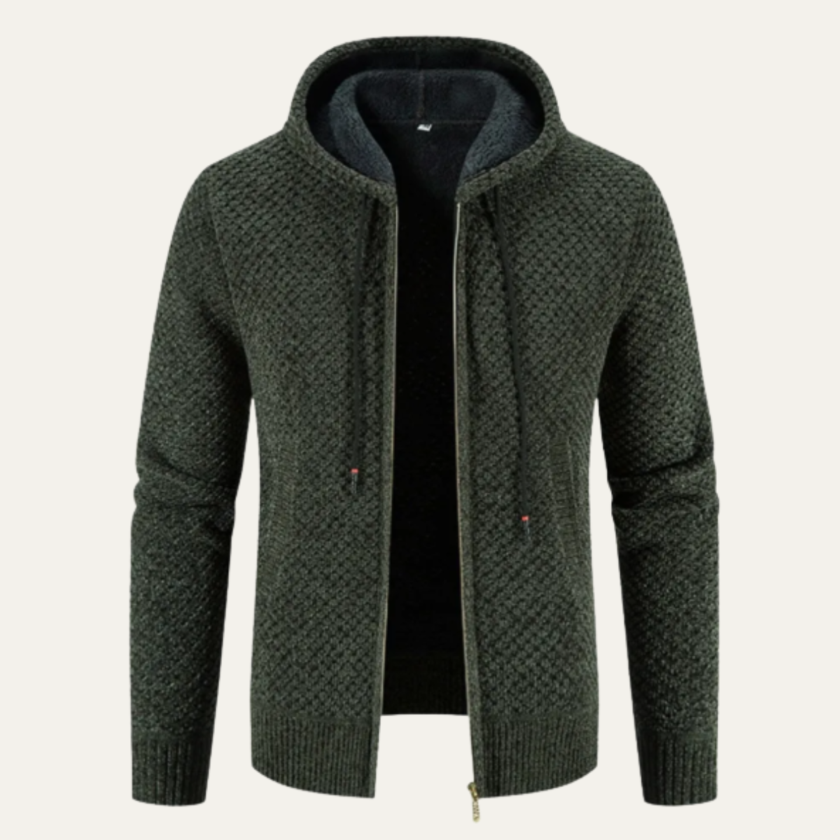 Men's Fleece Lined Hoodie Jacket