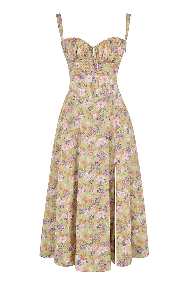 Women's Spring Floral Print Party Dress