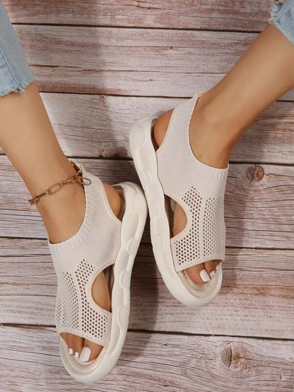 Luna | Women's Casual Open Toe Slip-On Platform Sandals
