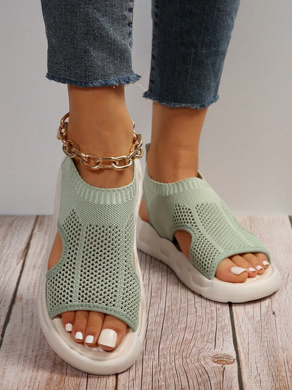 Luna | Women's Casual Open Toe Slip-On Platform Sandals
