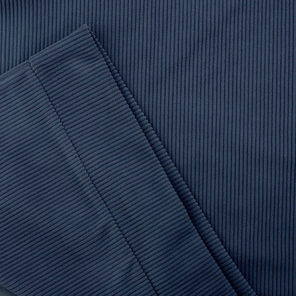Men's Corduroy Sweater Suede Elbow Patches