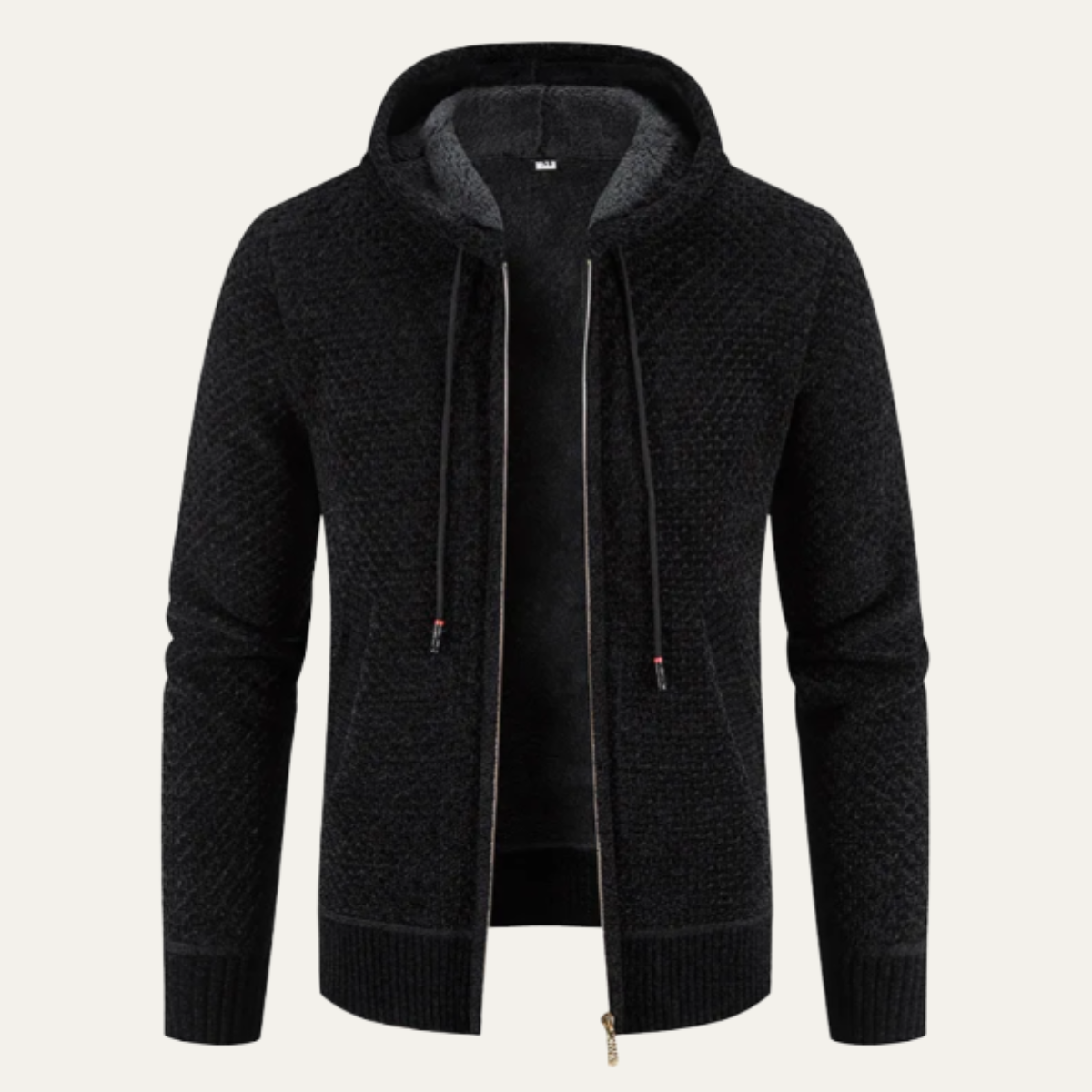 Men's Fleece Lined Hoodie Jacket