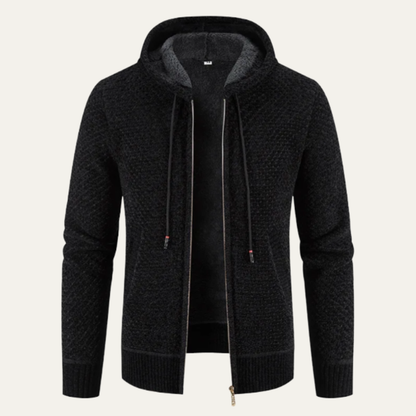 Men's Fleece Lined Hoodie Jacket
