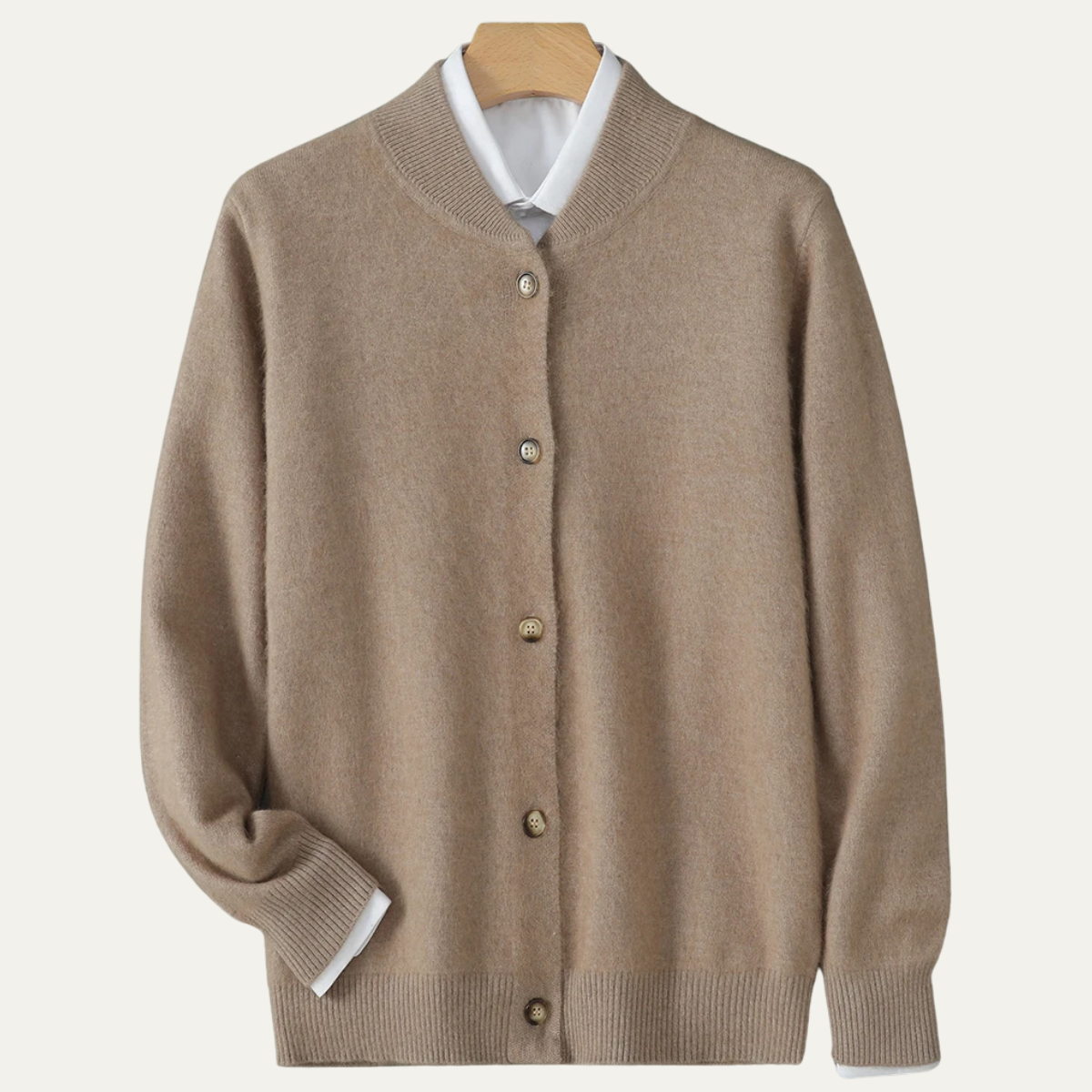 Ashworth Men's Soft Knit Cardigan 100% - Vonnera