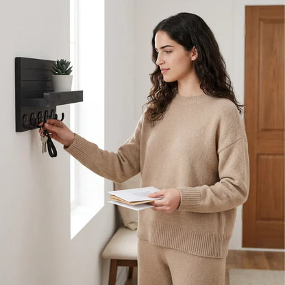Wall Key Mail Holder Shelf