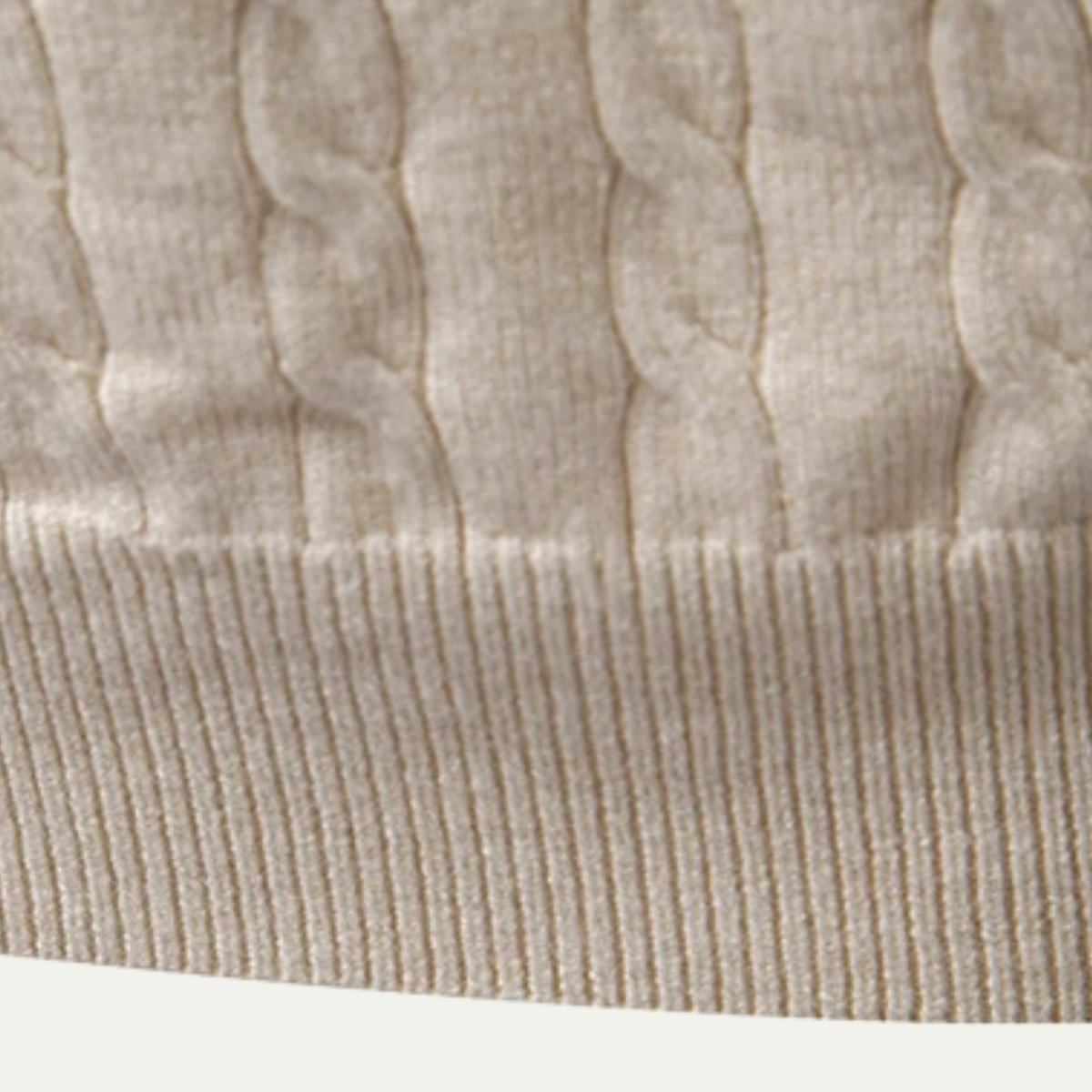 Men's Soft Cotton Polo Sweater