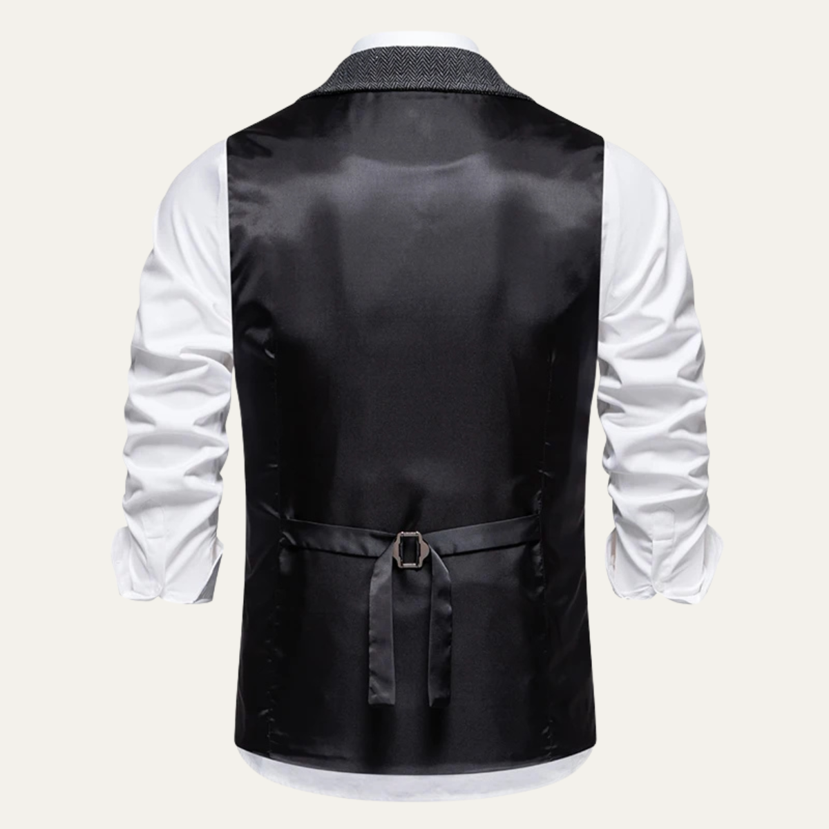 Men's Tweed Waistcoat With Pocket Watch Chain