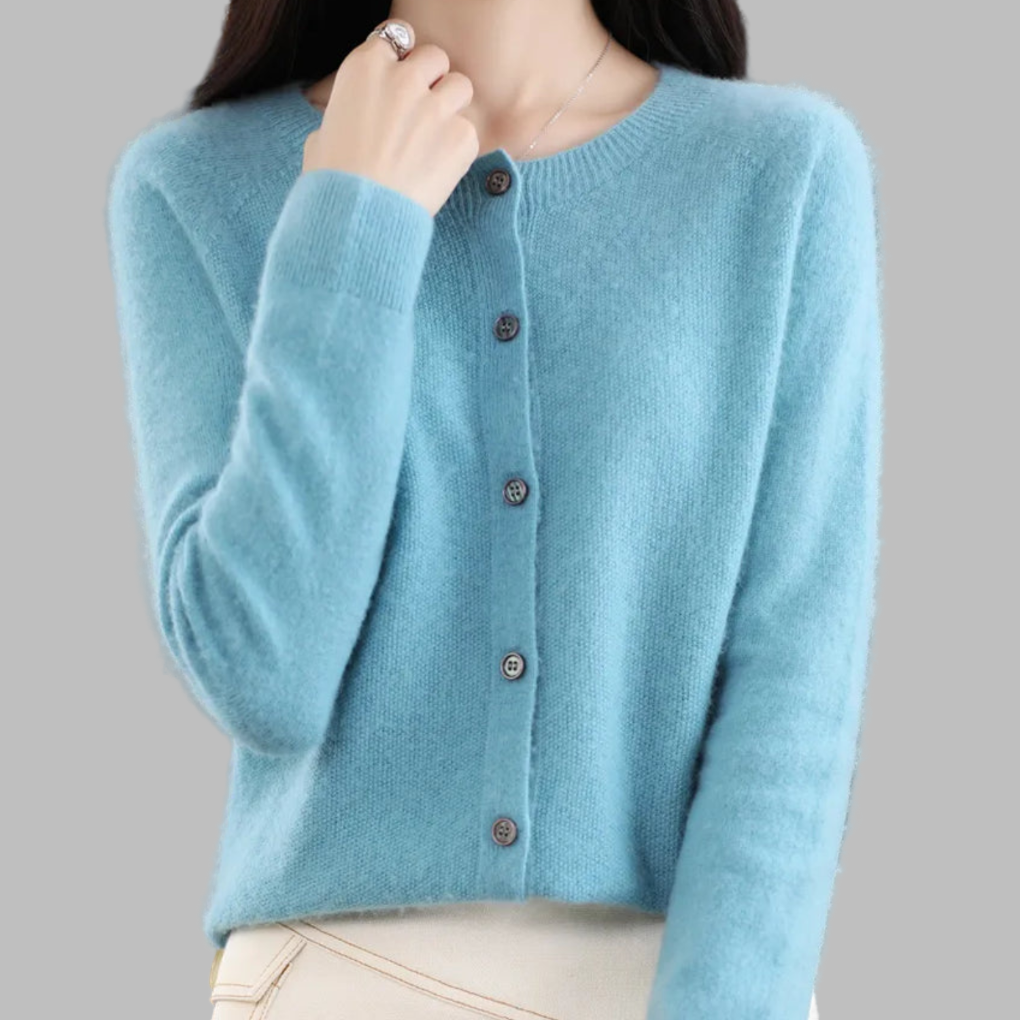 Women's Open Neck Cardigan