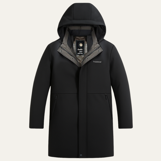 Men's Waterproof Parka Thickened Warm Hooded Coat - Vonnera