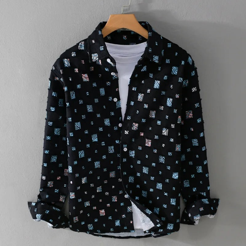 Womens Frayed Denim Shirt