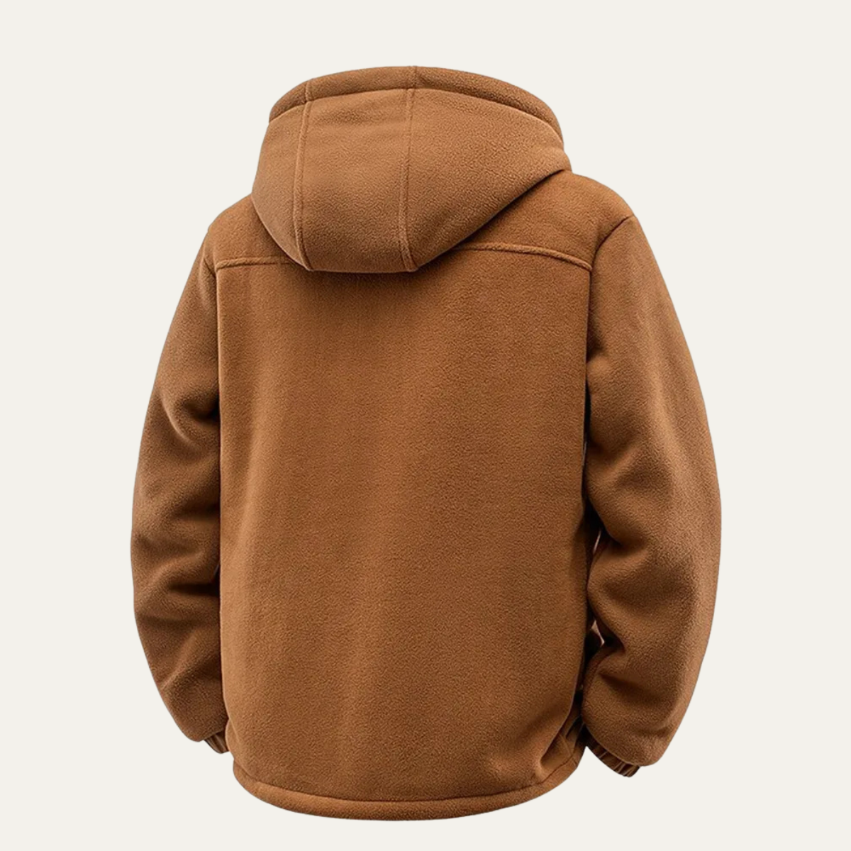 Men's Fleece Lined Hooded Jacket Warm