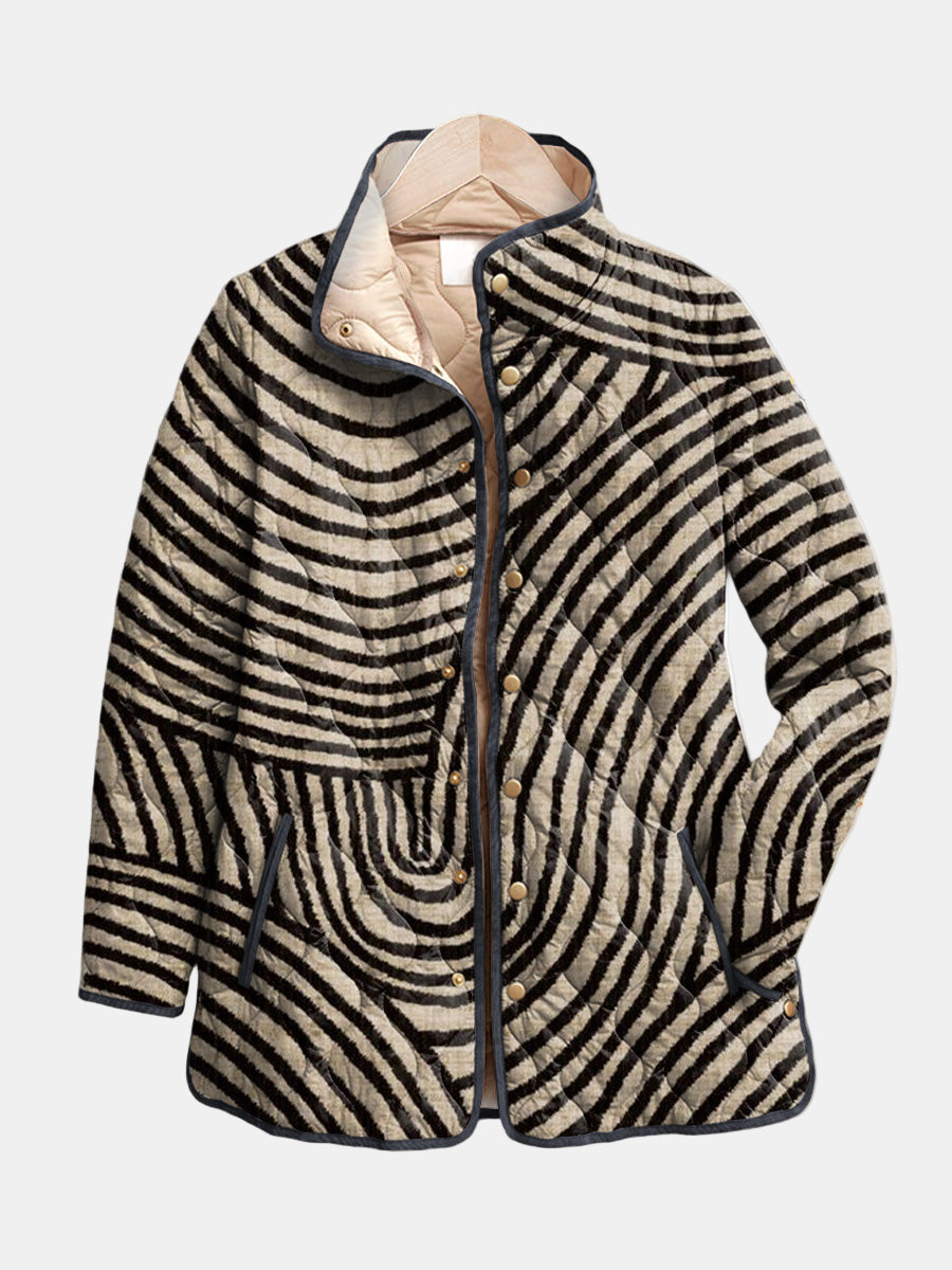 Retro Quilted Circle Jacket - Vonnera