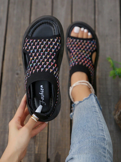 Luna | Women's Casual Open Toe Slip-On Platform Sandals