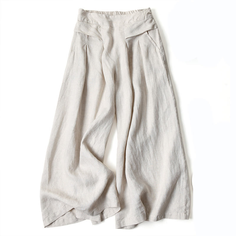 Women's High Waist Culotte Pants