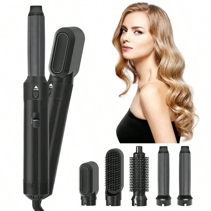 4-In-1 Hair Styler Curl Straighten Dry - Vonnera