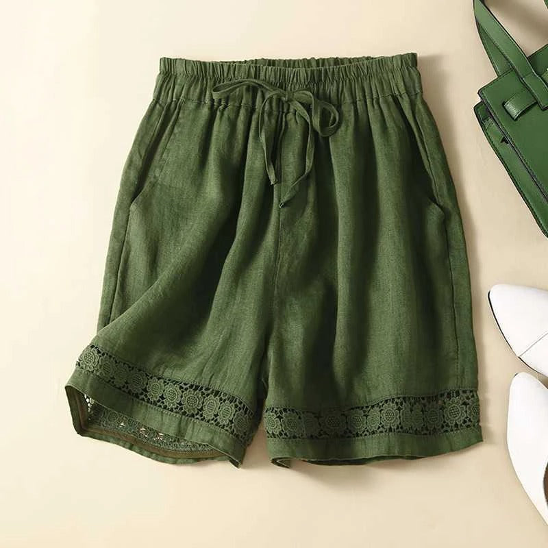 Women's Casual Elastic Waist Shorts