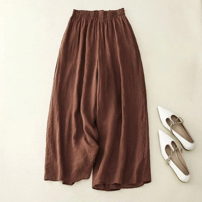 Women's Elegant Loose Fit Pants - Vonnera