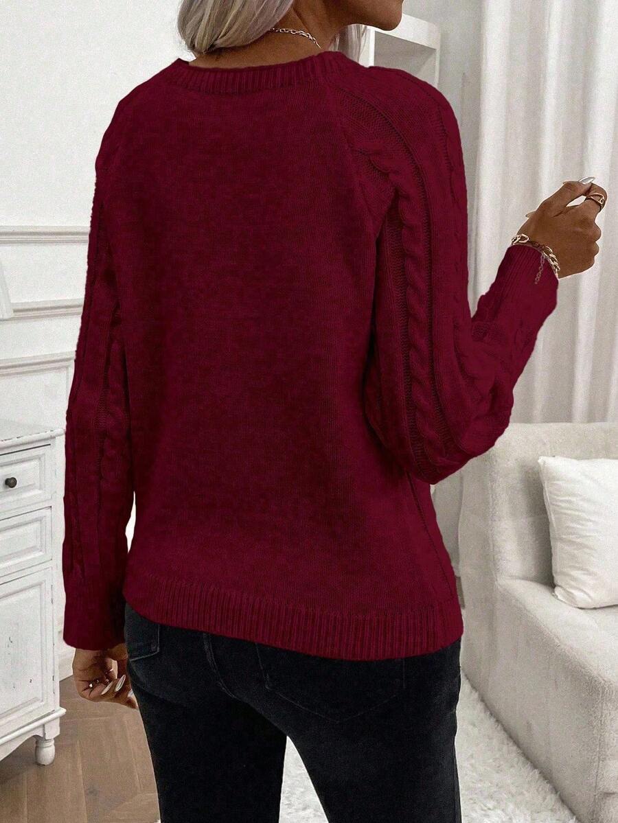 Women's Blouse Button Front Decorative Details