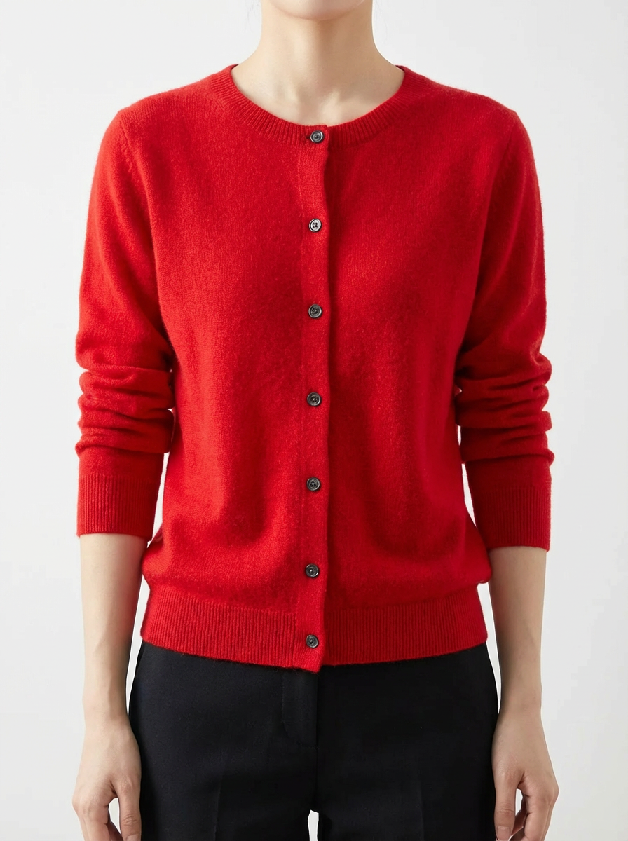 Women's Merino Wool Cardigan - Vonnera