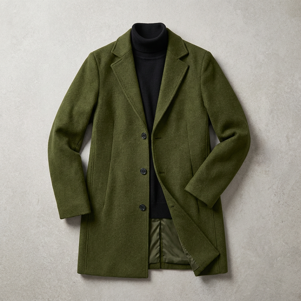 Womens Wool Overcoat - Vonnera