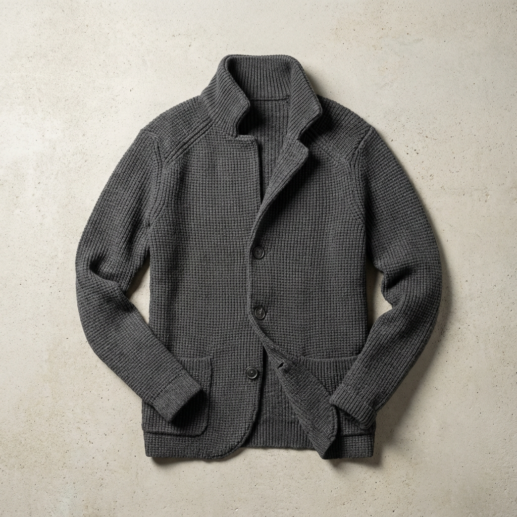Ravenna Women's Wool Cardigan Blazer - Vonnera