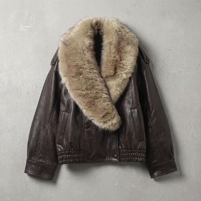 Women's Faux Leather Jacket - Vonnera