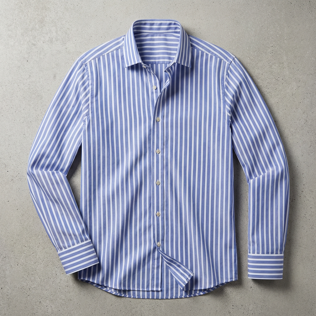 Serafina Men's Striped Dress Shirt - Vonnera