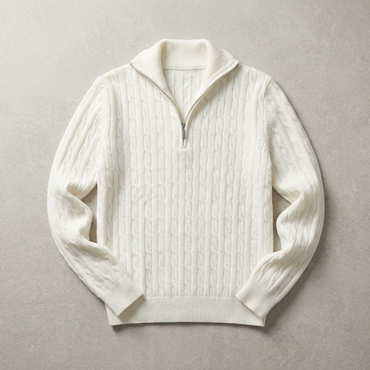 Merino Half Zip Sweater - Vonnera