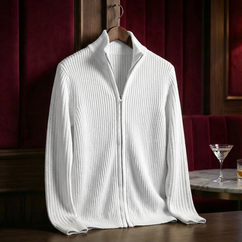 Cotton Ribbed Jacket - Vonnera