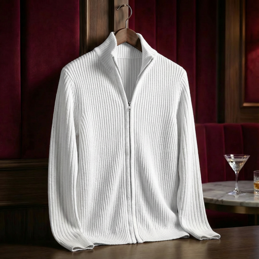 Cotton Ribbed Jacket - Vonnera