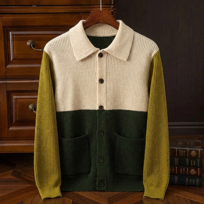 L'Artisan Women's Knitted Stripe Cardigan - Vonnera