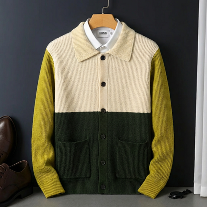 Women's Knit Polo Cardigan - Vonnera