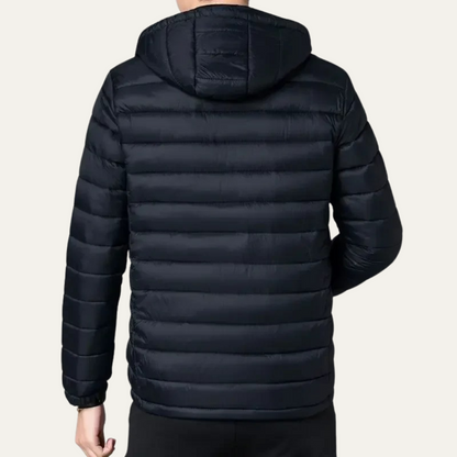 Nottingham Men's Quilted Puffer Jacket Lightweight Hooded