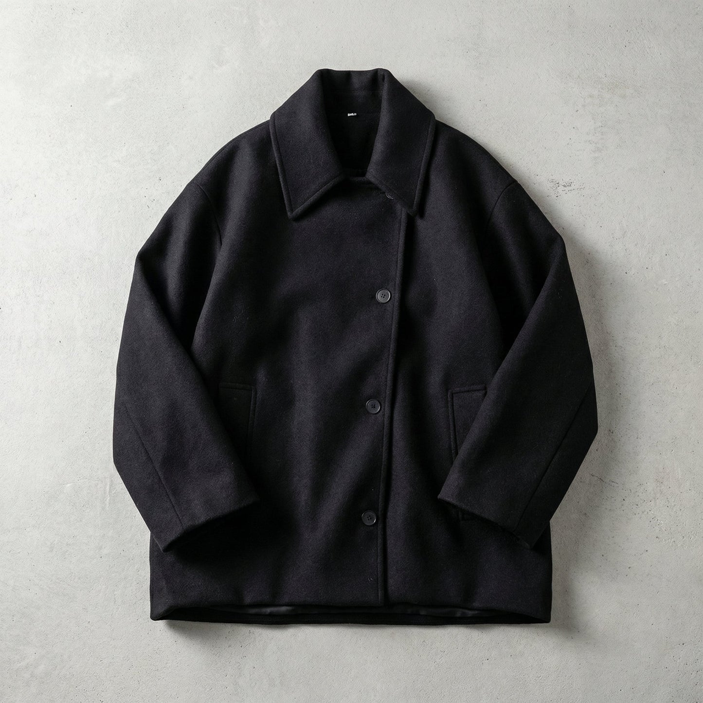 Womens Wool Blend Bomber Jacket - Vonnera