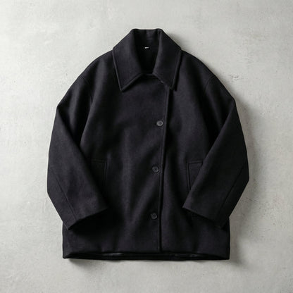 Womens Wool Blend Bomber Jacket - Vonnera